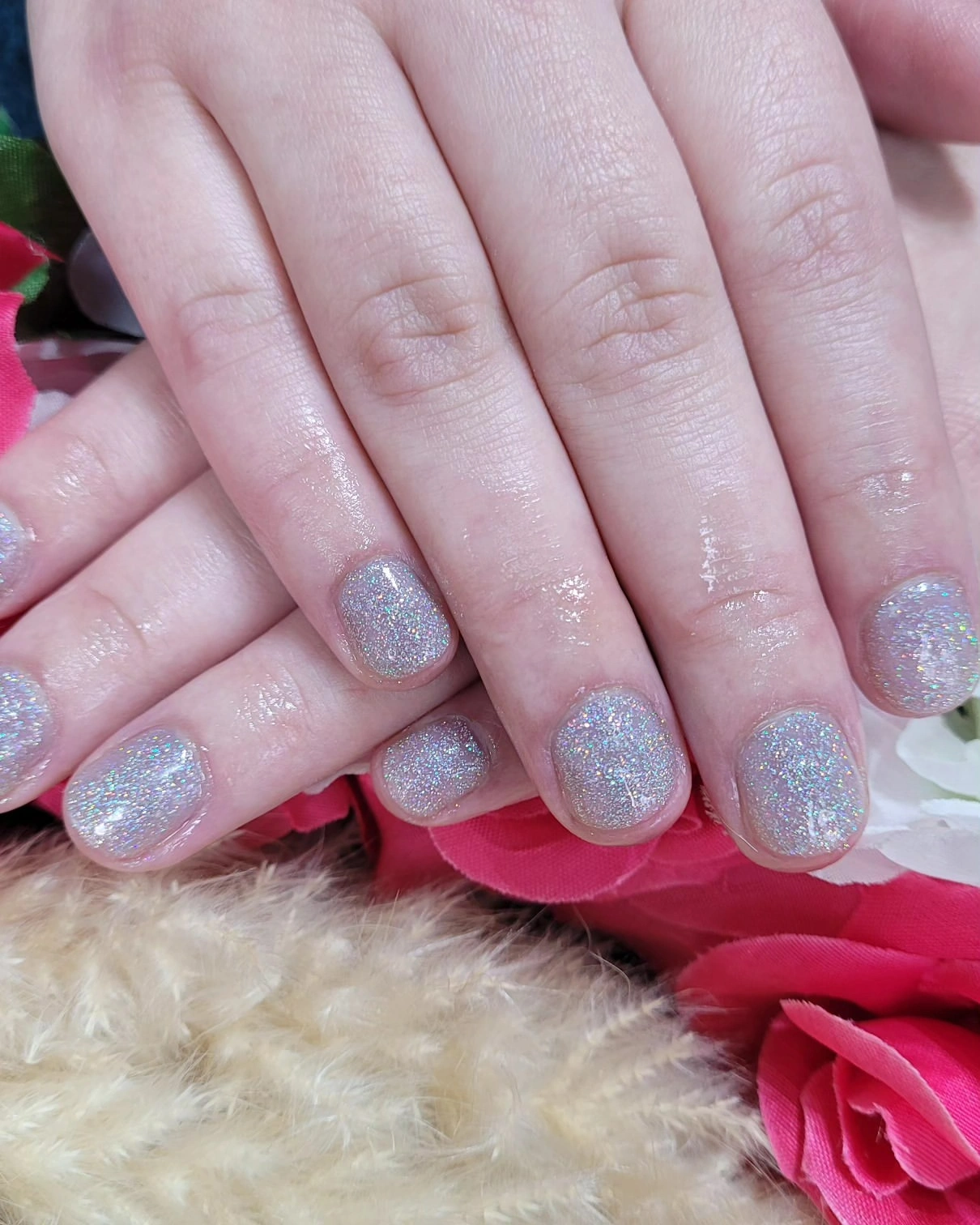 Glitter Nails